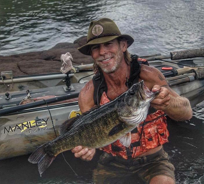 Shoal Bass caught on the Flint River, GA